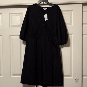 Croft & Barrow Black Long Sleeve Dress